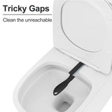 3-Pack Hard Bristle Crevice Cleaning Brush Household Use, Grout Brush for Small Tight Spaces, Multi-Use for Bathroom, Kitchen, Car, Window Tracks