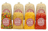 5 Flavor Gourmet Popcorn Assortment 16 Gal. (256 Cups) Large Sampler - White, Caramel, Cheese, Rainbow, and Cinnamon Bulk Popped