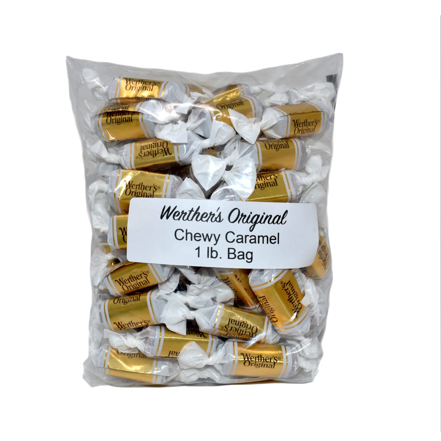 Bulk Werthers Original Hard Candy | Bulk Candy Individually wrapped | Werthers Caramel Candy | 1 lb Individual Flavor Bag | Ships in an Aromatik™