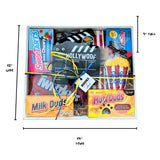 Gift Basket For Dog and Dog Owners, Movie Night Theme with Snacks Included, Dog Treats, Adult Snacks, Dog Toy, Holiday Gift Basket For Loved Ones
