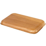 Perfectware Palm Plate 6x5 Rectangle-25 Palm Plate, 6"X5" Rectangle- Pack of 25 Brown