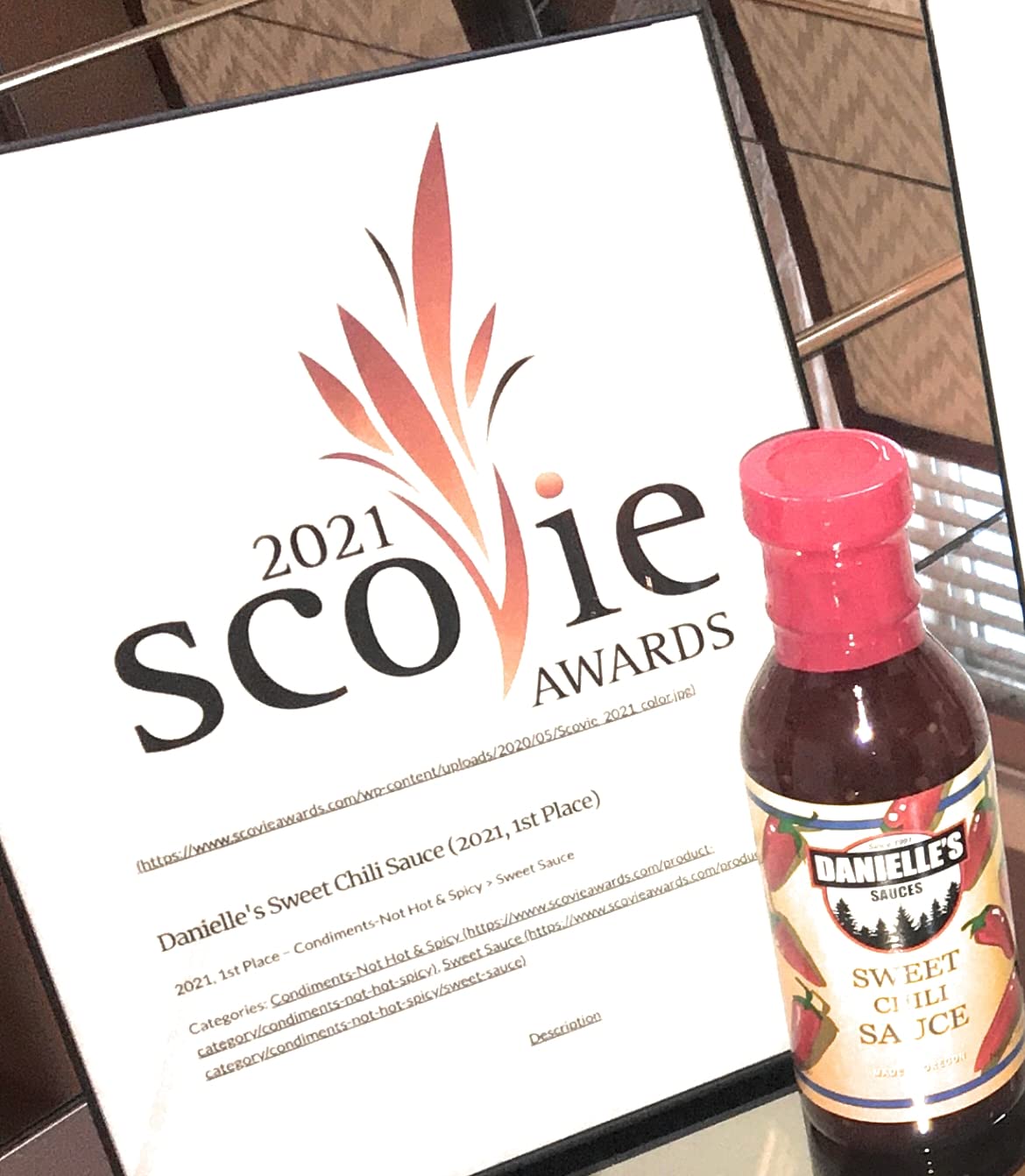 Danielle's Sauces Sweet Chili Sauce