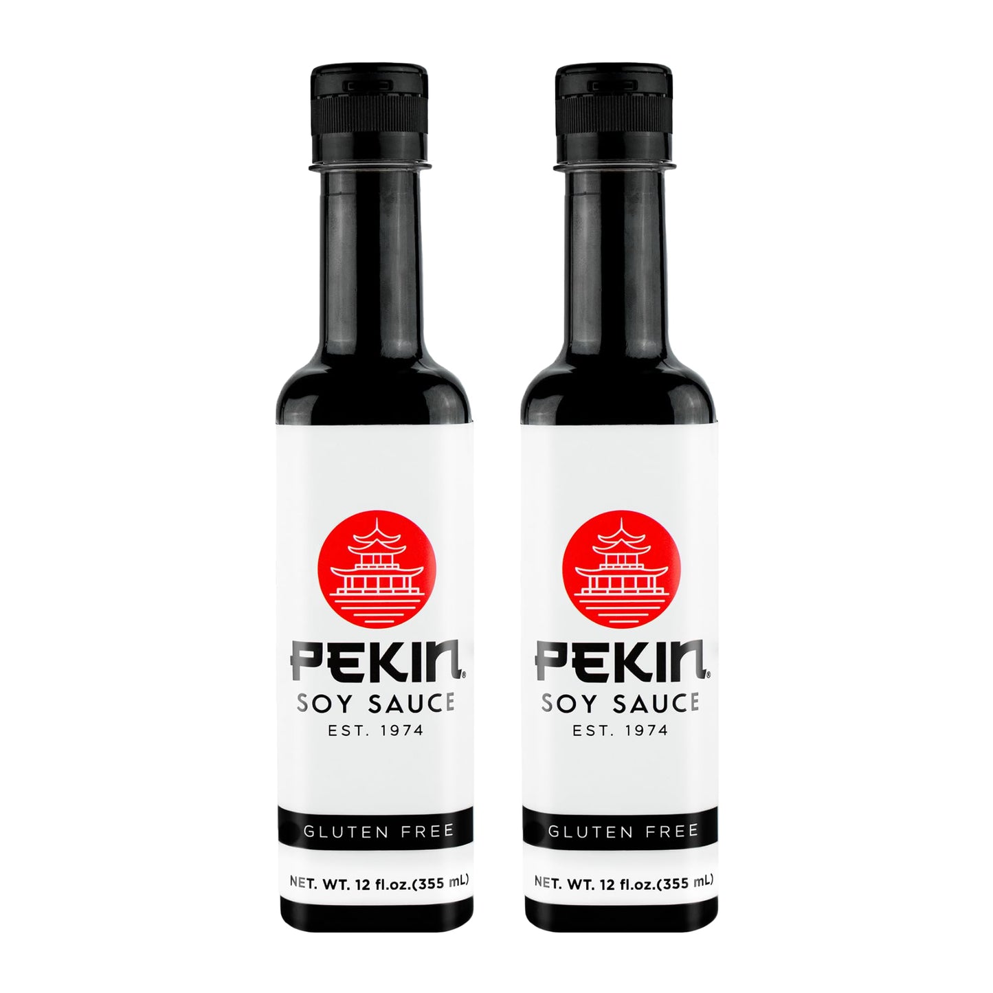 Pekin Traditional Brewed Soy Cooking Sauce, Classic Flavor, 12 Fl Oz Bottle (Pack of 2)