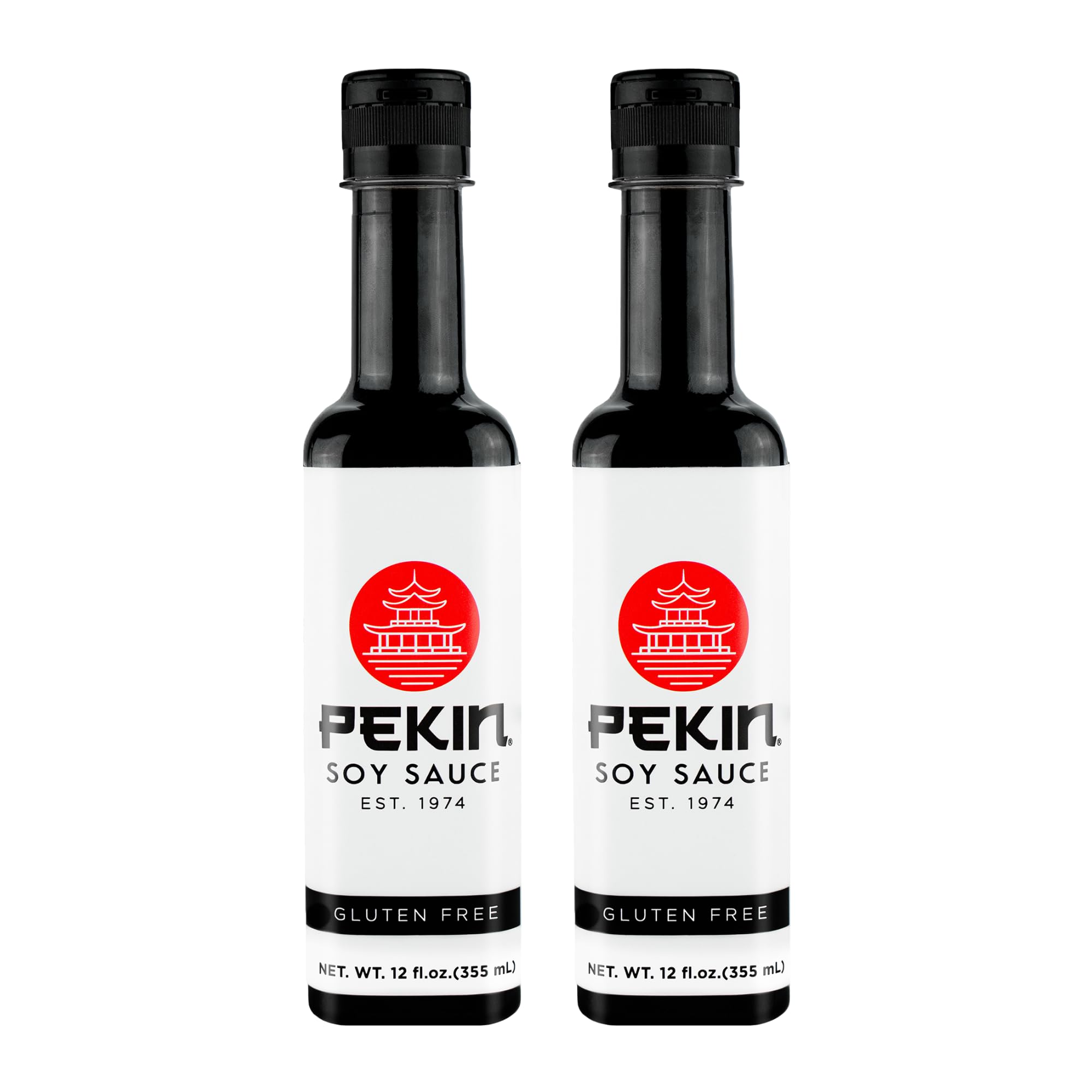Pekin Traditional Brewed Soy Cooking Sauce, Classic Flavor, 12 Fl Oz Bottle (Pack of 2)