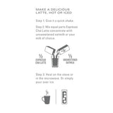TAZO Espresso Chai Latte, Black Tea Concentrate, Easy to Serve Espresso Chai Tea for Everyday Cafe Style Lattes, Hot or Iced Coffee-like experience