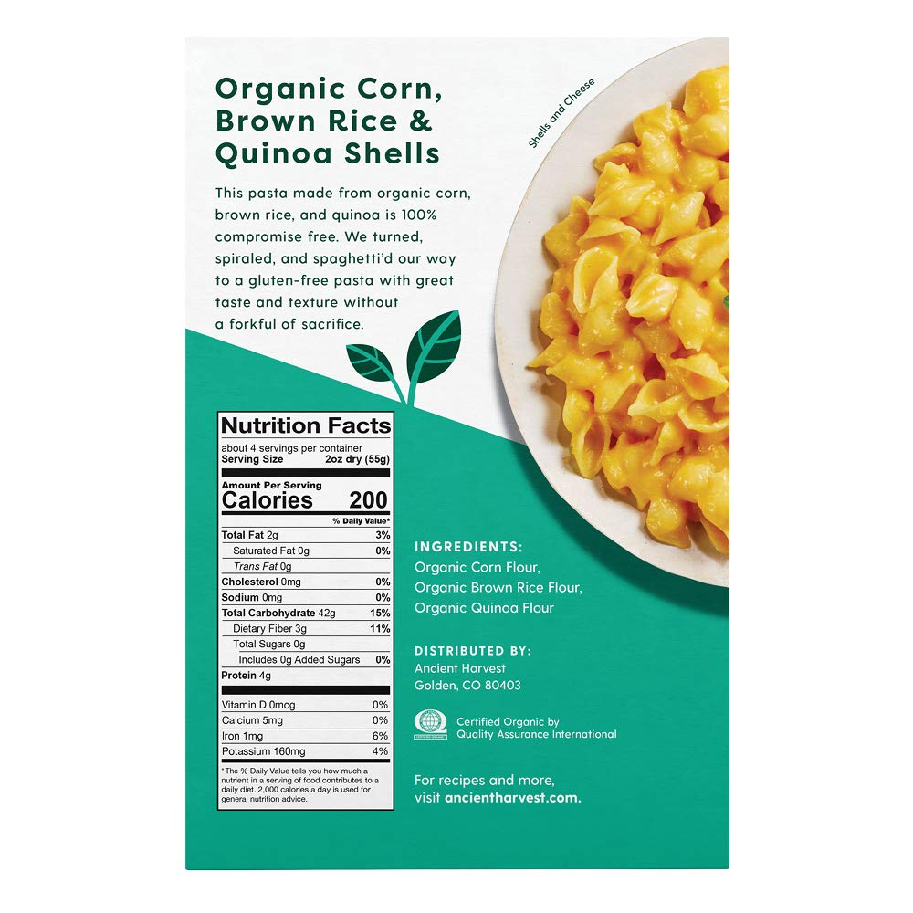 Ancient Harvest, Quinoa Shells, 8 oz (Pack of 1)