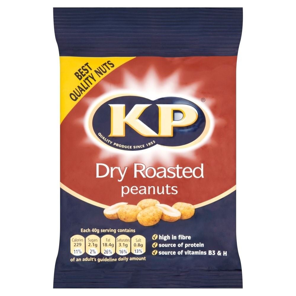 KP Dry Roasted Peanuts (80g) - Pack of 2