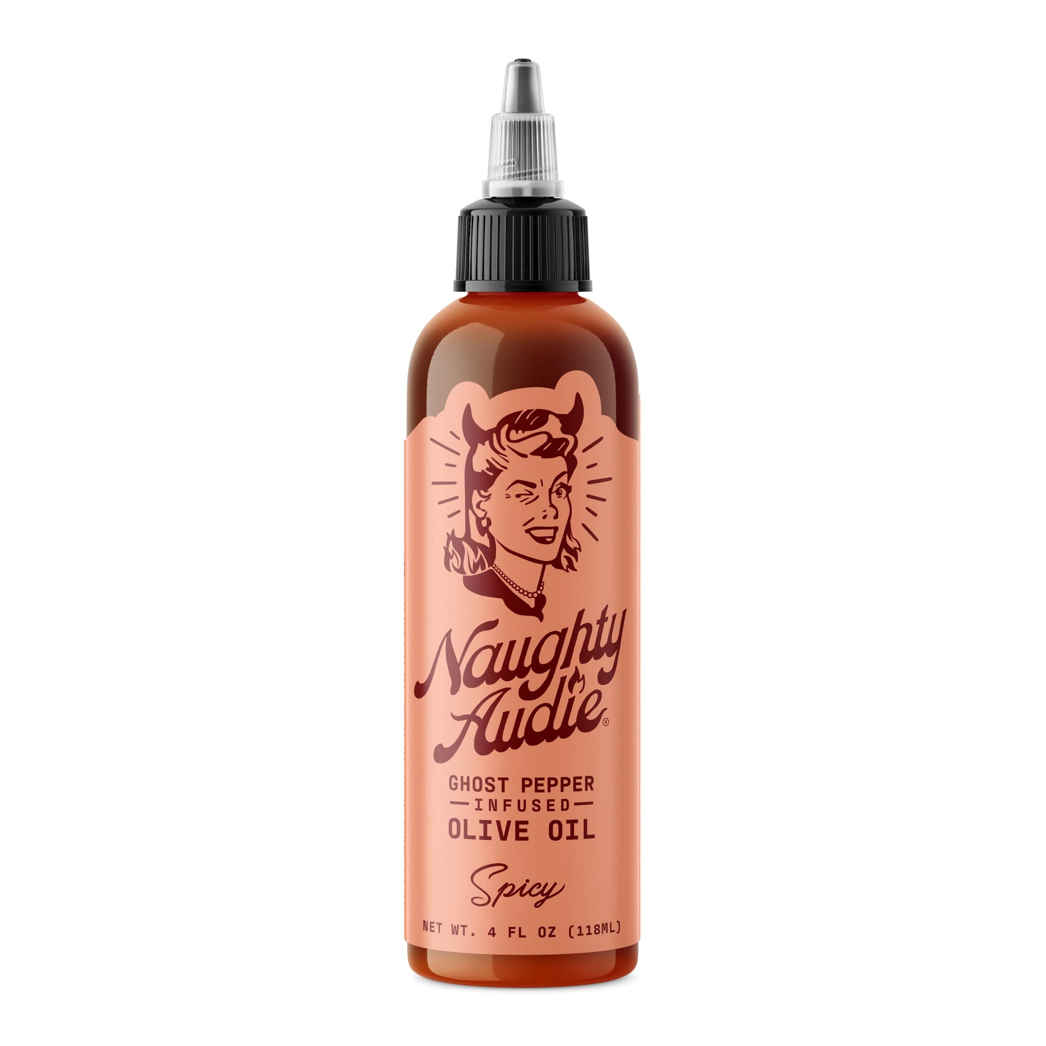 Naughty Audie - Ghost Pepper Infused Olive Oil Hot Sauce (Spicy)