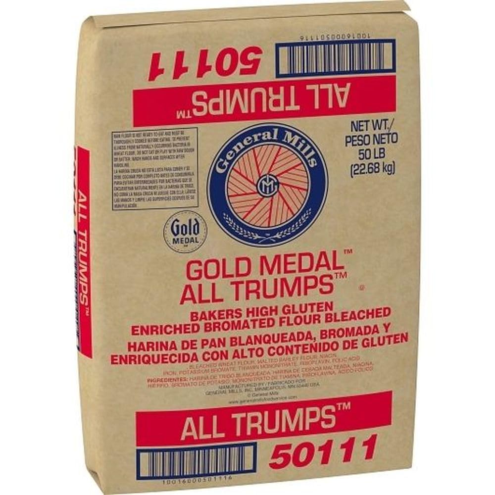 General Mills Gold Medal All Trumps High Gluten Flour, 50 Pound