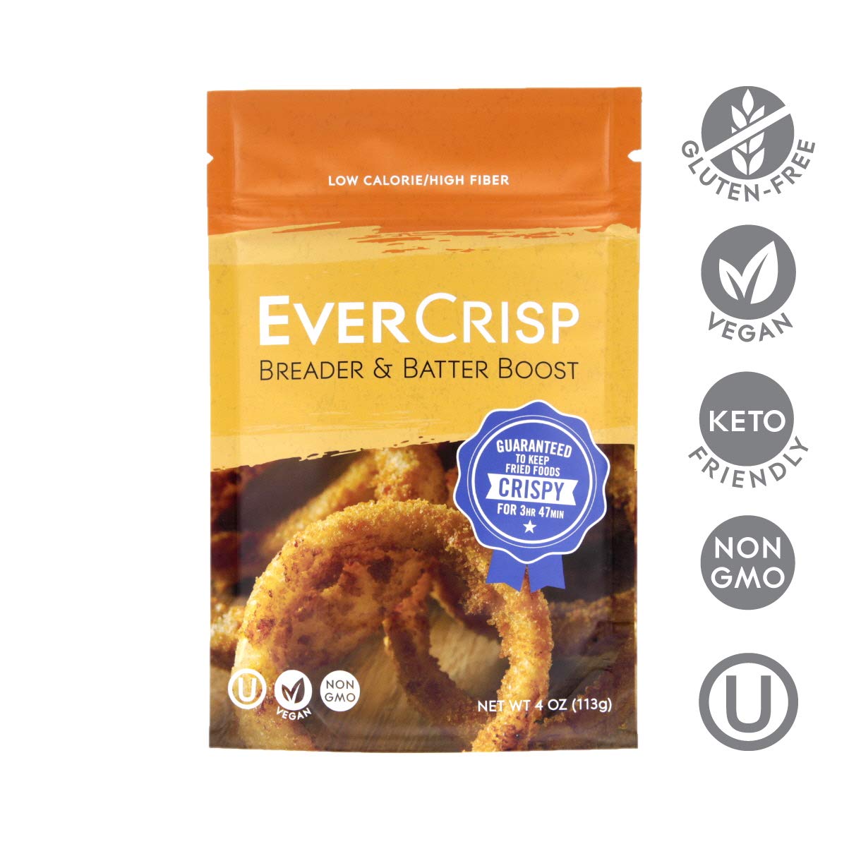 EverCrisp Breader & Batter Boost Vegan OU Kosher Certified ? Non-GMO - 4 oz.