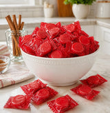 Cinnamon Candy - 1 lb Individually Wrapped Sweet Spicy Hard, Classic Cinnamon Disks, Bulk Red Long Lasting Flavor, Old Fashioned