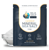 Baja Gold Signature Mineral Sea Salt - Recommended by Gary Brecka - Authentic Fine Grind Salt for Cooking & Baking | Natural Baja Salt for Culinary