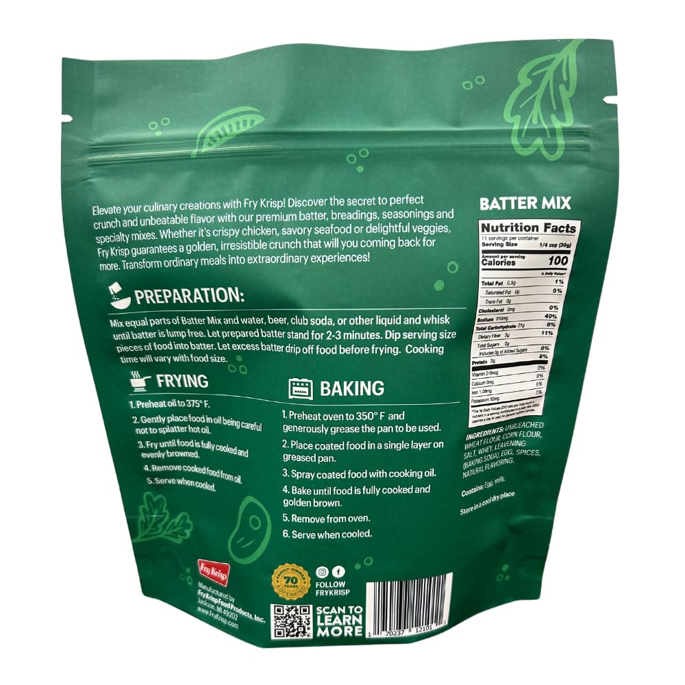 All Natural Batter Mix (6 pouches 12oz each)