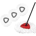 Eshoppercity Brand - 3 Pack Spin Mop Replacement Head Easywring 1-Tank System, Easy Cleaning, Microfiber, Machine Washable Compatible with Wring Spin