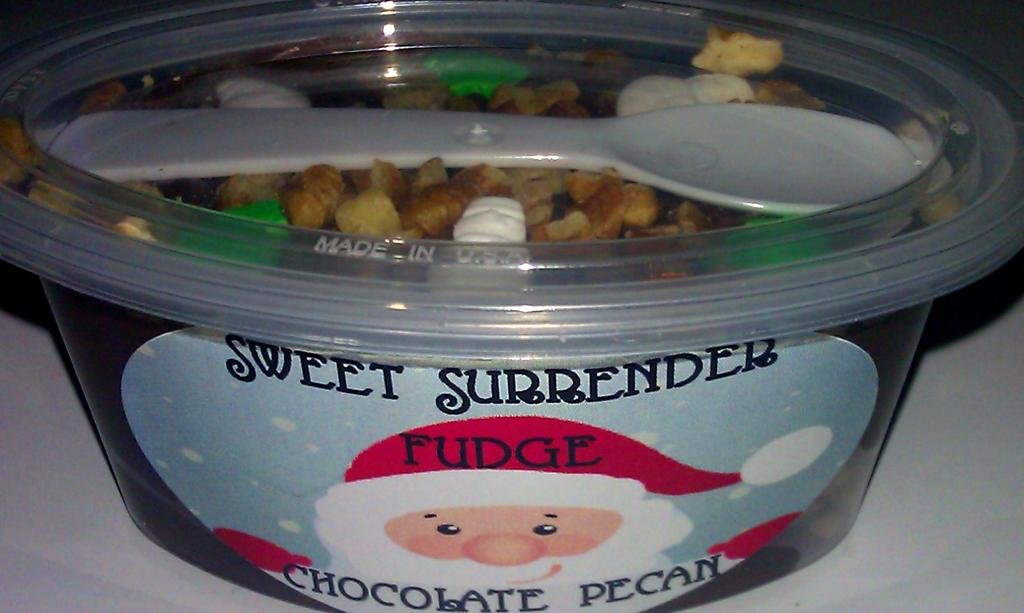 Sweet Surrender Fudge, Chocolate Pecan Fudge Fixx - Santa