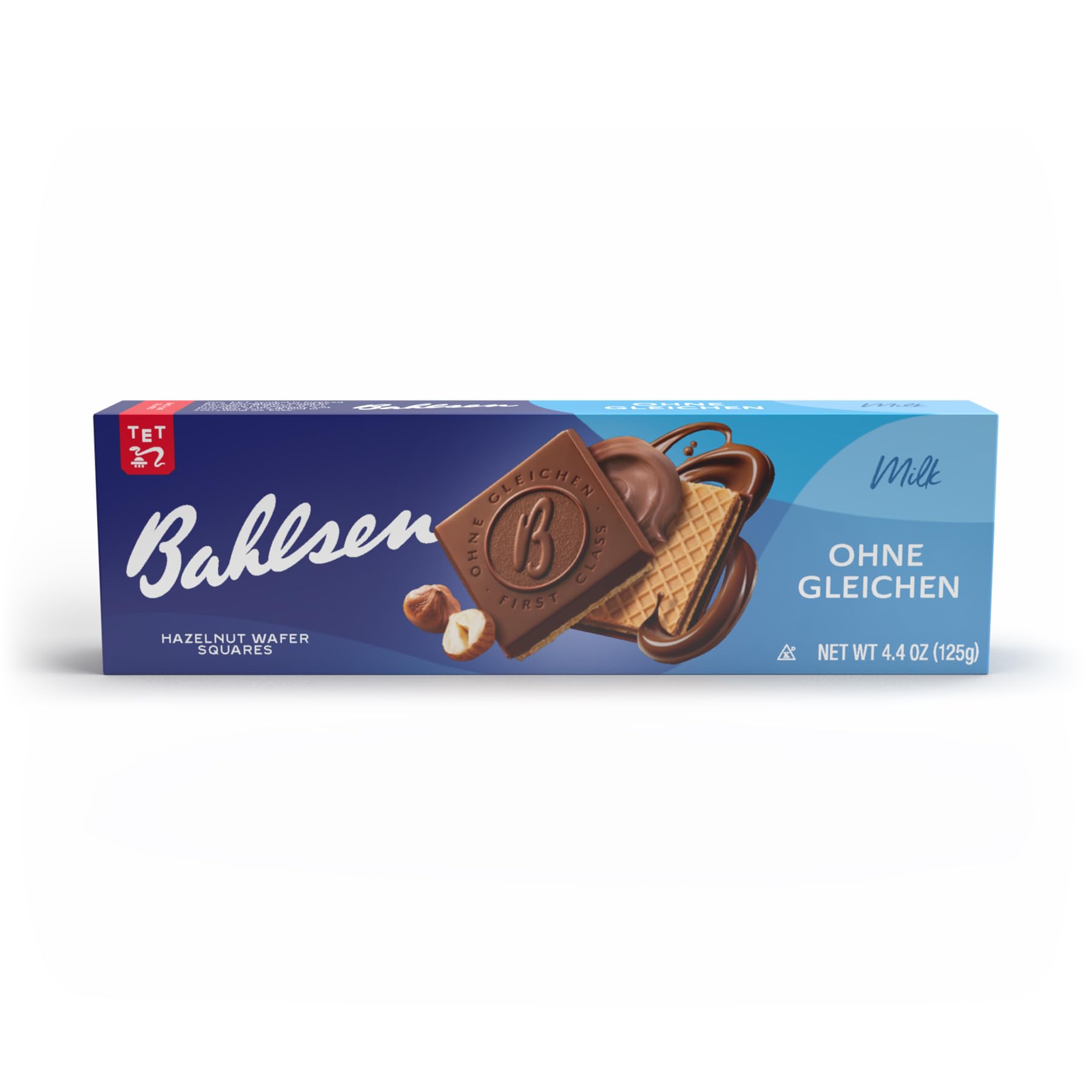 Bahlsen First Class Milk Cookies (12 boxes) - Hazelnut wafers covered in milky European chocolate - 12 boxes