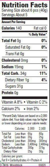 Woodstock Mango Slices - Case of 8 - 7.5 oz.