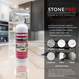 Stone Pro, Stone Spray Polish & Cleaner, Finishing Touch For Countertops Only