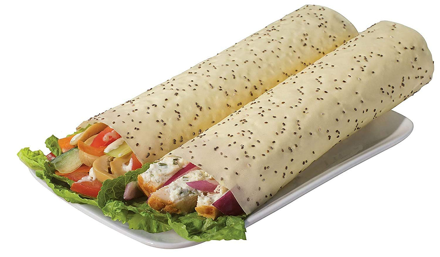 Norigami Egg Wraps Pea Protein -High Protein,Low Carb,Vegetarian Thin Healthy Wrap for Sandwiches - Ready To Fill And Serve-Certified Kosher,Non
