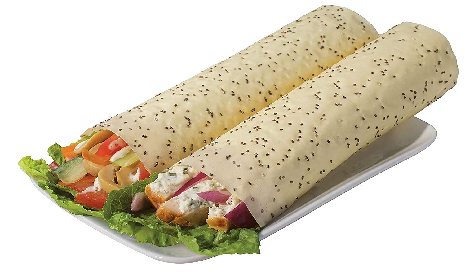 Norigami Egg Wraps Pea Protein -High Protein,Low Carb,Vegetarian Thin Healthy Wrap for Sandwiches - Ready To Fill And Serve-Certified Kosher,Non