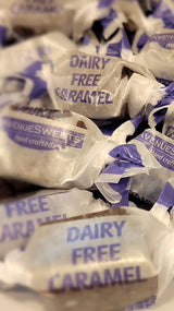 AvenueSweets - Handcrafted Organic Dairy Free Vegan Individually Wrapped Soft Caramels - 1 lb Box - Sea Salt Chocolate