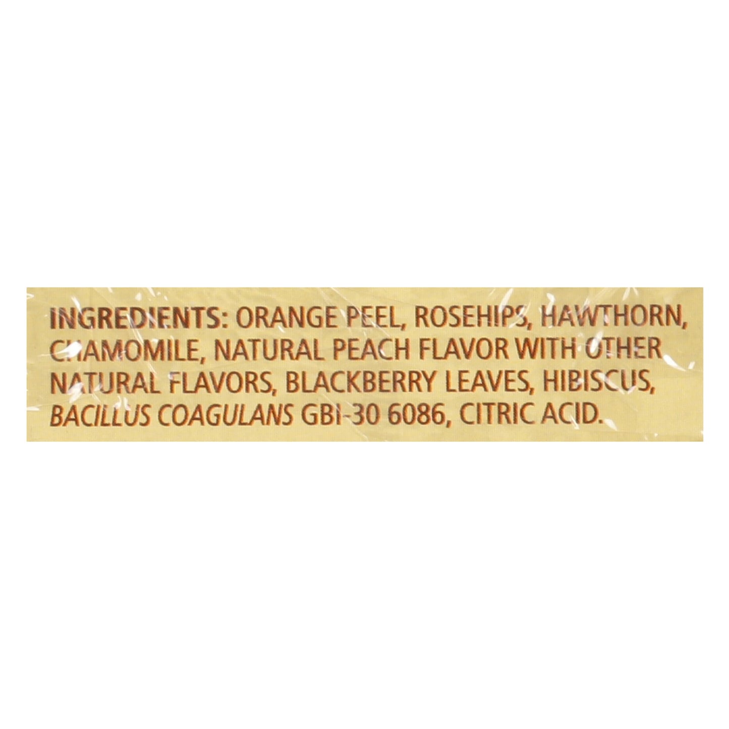 Celestial Seasonings Peach + Probiotics Herbal Tea, 16 Tea Bags