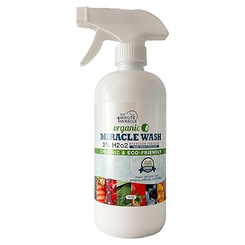 3% Hydrogen Peroxide Food Grade - 16 oz Bottle Spray - Recommended by The One Minute Cure Book and chosen by Professional, Alternative Medicine