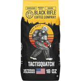 Black Rifle Coffee Company Tactisquatch, 18oz Bag, Ground Coffee Dark Roast - Roasted Blend Made from Arabica Beans - Colombian & Brazilian Beans