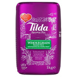 Tilda Wholegrain Basmati Rice (1Kg) - Pack of 6