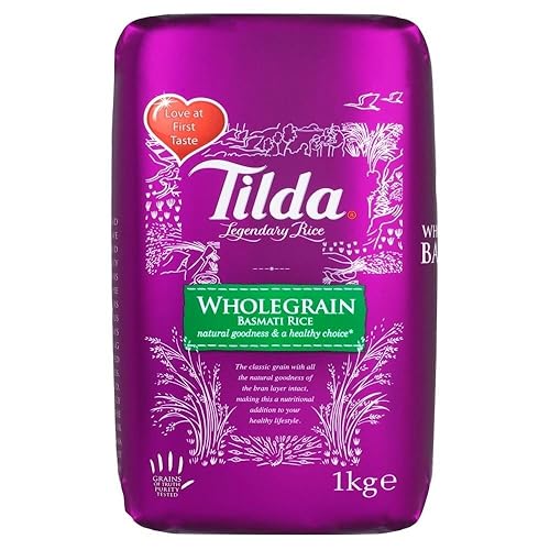 Tilda Wholegrain Basmati Rice (1Kg) - Pack of 6