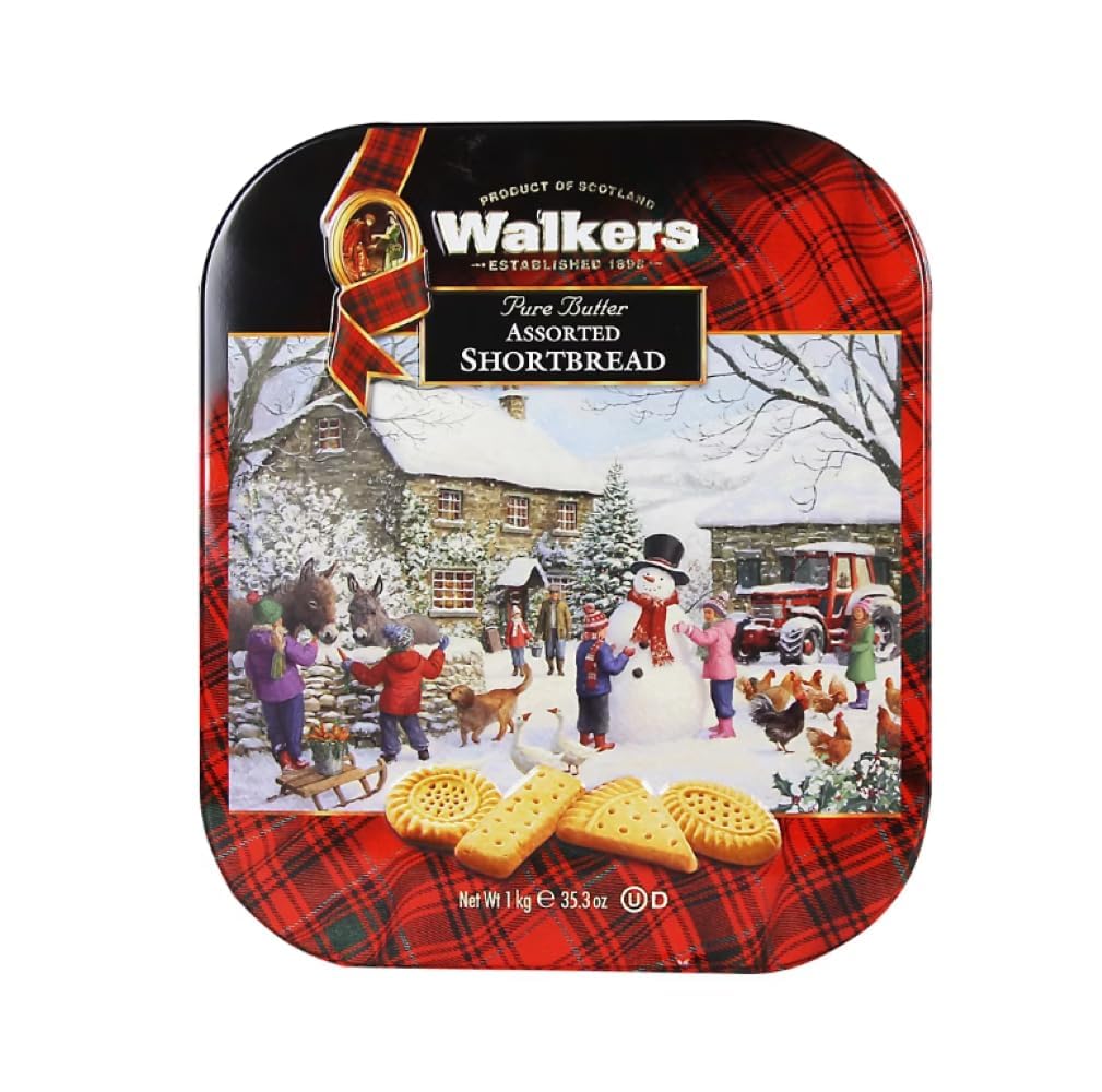 Walkers Shortbread Cookies, Pure Butter Traditional Scottish Recipe, Family Size Box, Authentic European Bakery Treats, No Artificial Flavors or