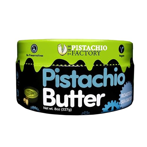 Pistachio Butter - Roasted + Sea Salted (8oz Jar) _The Pistachio Factory