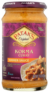 Patak's Korma Curry Cooking Sauce Mild 15 oz