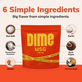 DIME MSG Garlic Pepper Umami Seasoning, Savory Umami - 7.95oz, 3 Pack