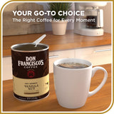 Don Francisco's Premium Vanilla Nut Ground Flavored Coffee: Rich, Aromatic 100% Arabica Beans - Family Crafted for a Delightful Morning Brew (3 x 12
