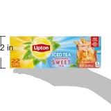 Lipton Southern Sweet Iced Tea Bags, Family Size Zero Calories, 22 Total Bags