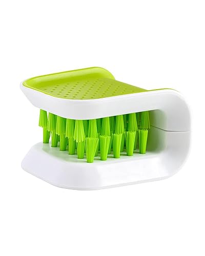 YQBOOM Blade Knife Cleaner Kitchen Washing Brush Chopsticks Cutlery Cleaning Brush Double-Sided Scrubber Multifunctional Knife Sponge