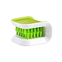 YQBOOM Blade Knife Cleaner Kitchen Washing Brush Chopsticks Cutlery Cleaning Brush Double-Sided Scrubber Multifunctional Knife Sponge