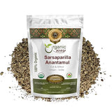 Organic Way Sarsaparilla/Anantamul Root (Hemidesmus indicus) Cut & Sifted - Herbal Tea | USDA & Kosher Certified | Vegan, Non GMO & Gluten Free |
