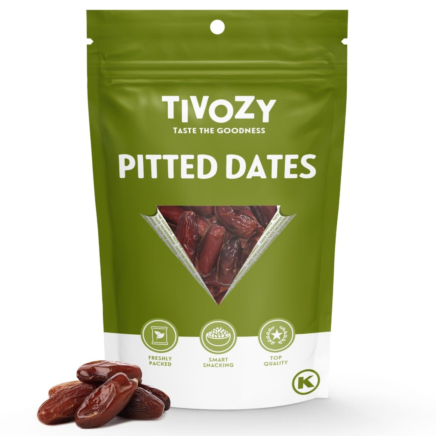 Pitted Dates 1lb pack of Deglet Noor Dates Pitted Bulk No Sugar Added, Delicious and Nutritious Deglet Date Ideal for Baking, Energy Bites and Salads