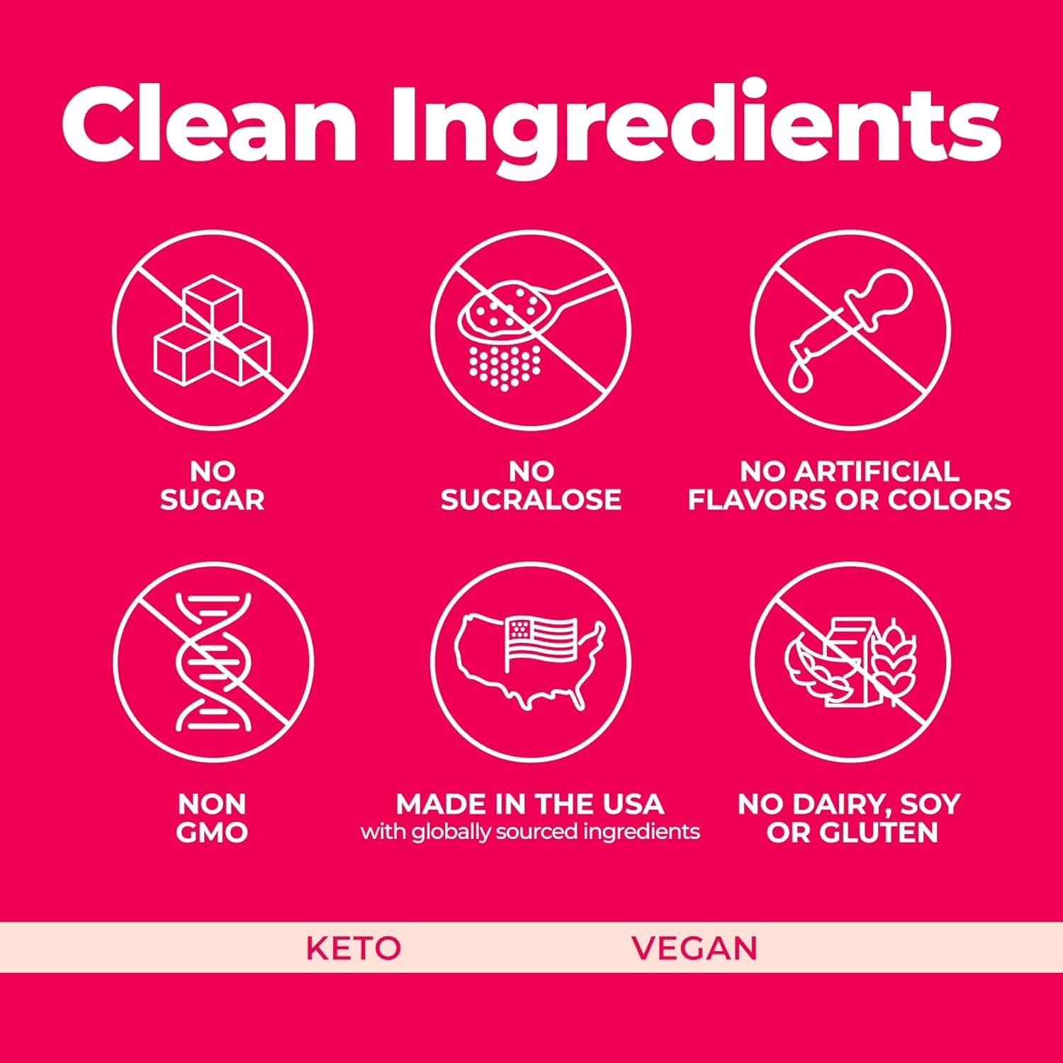 Pureboost Clean Energy Powder Drink Mix,13 oz, Refreshing Energy Booster with B12 Vitamins, Electrolytes, Antioxidants, Sugar-Free with No Sucralose