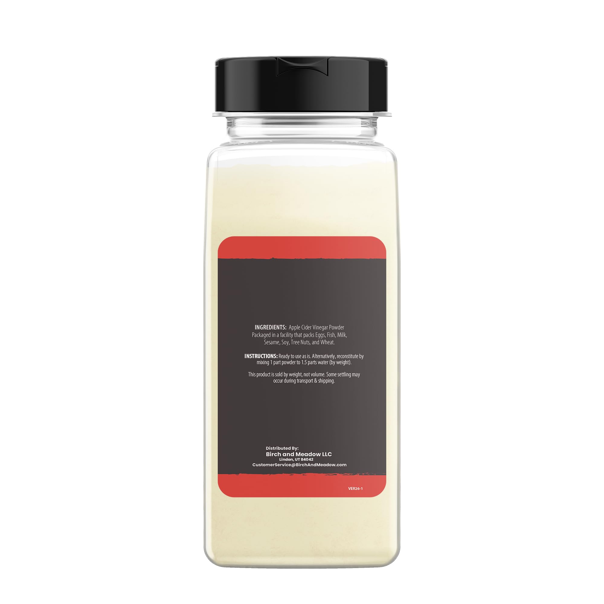 Birch & Meadow 14oz Apple Cider Vinegar Powder, Cooking & Baking, Dry Vinegar