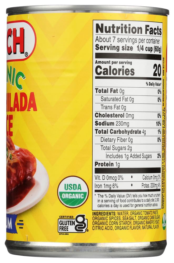 Hatch Farms Red Medium Enchilada Sauce 15 Oz (Pack of 12)