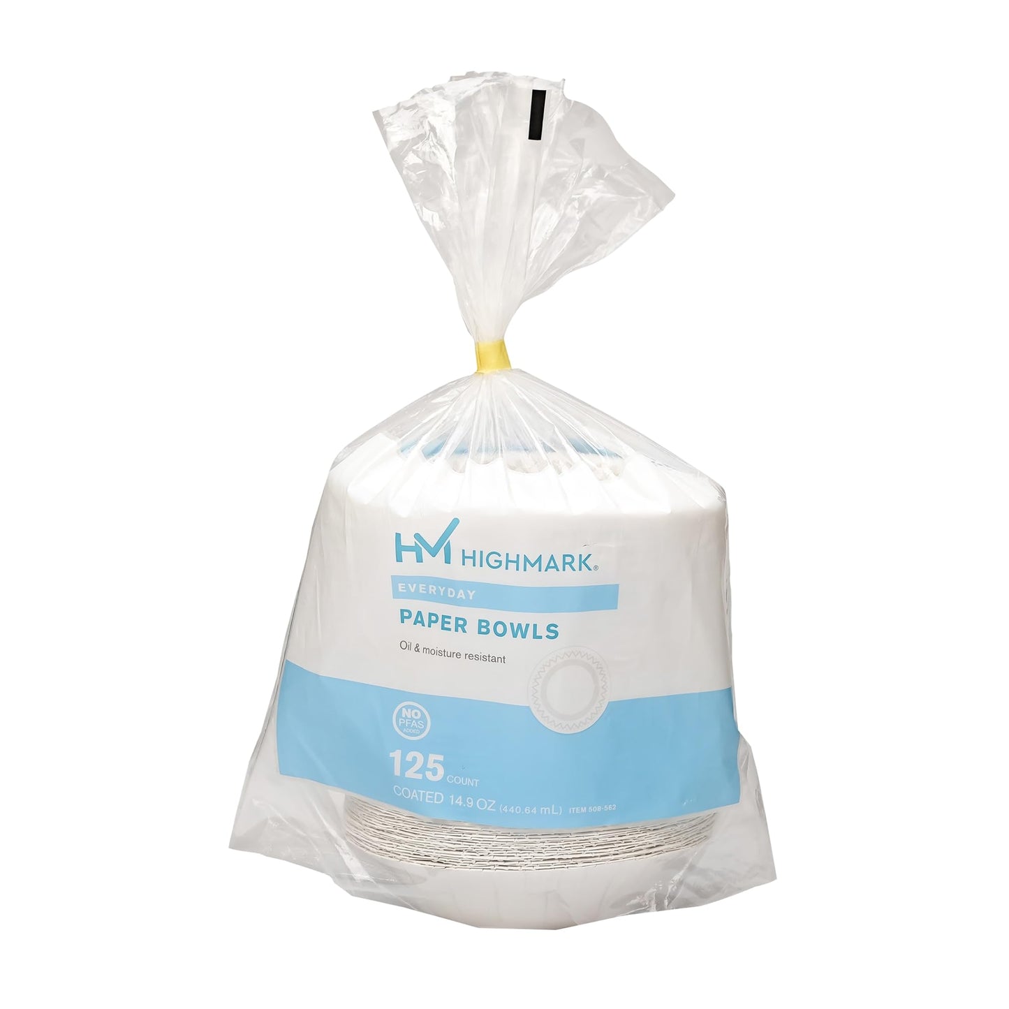 Highmark Disposable 6in. Bowls, 14.9 Oz., Pack Of 125, 11580