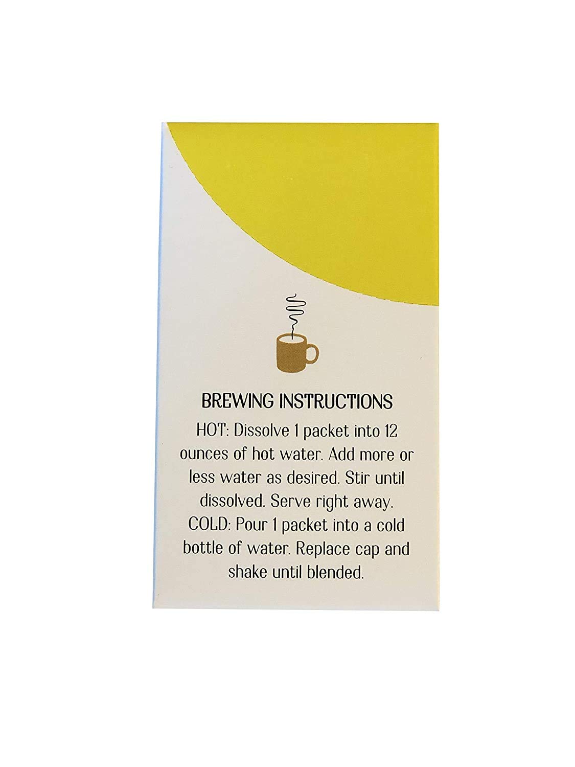 Trader Joe's 100% Natural Ginger Drink Mix 7 - 0.5oz (15g) Packets.
