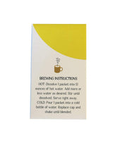 Trader Joe's 100% Natural Ginger Drink Mix 7 - 0.5oz (15g) Packets.