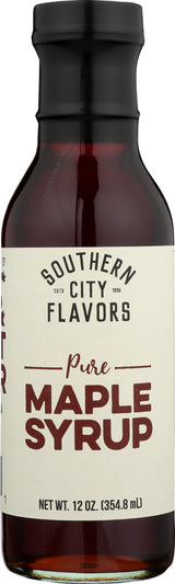 Southern City Flavors, Syrup Maple, 12 Ounce