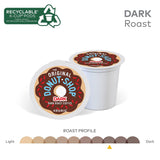 The Original Donut Shop Dark, Single-Serve K-Cup Pods, Dark Roast Coffee, Packaging may vary, 144.0 Count, Pack of 1