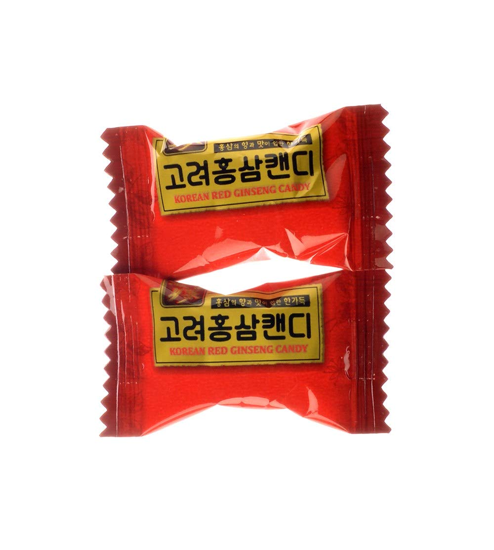 KOREAN RED GINSENG CANDY 90gram_Product of Korea_Individually Wrapped_Great for Gift