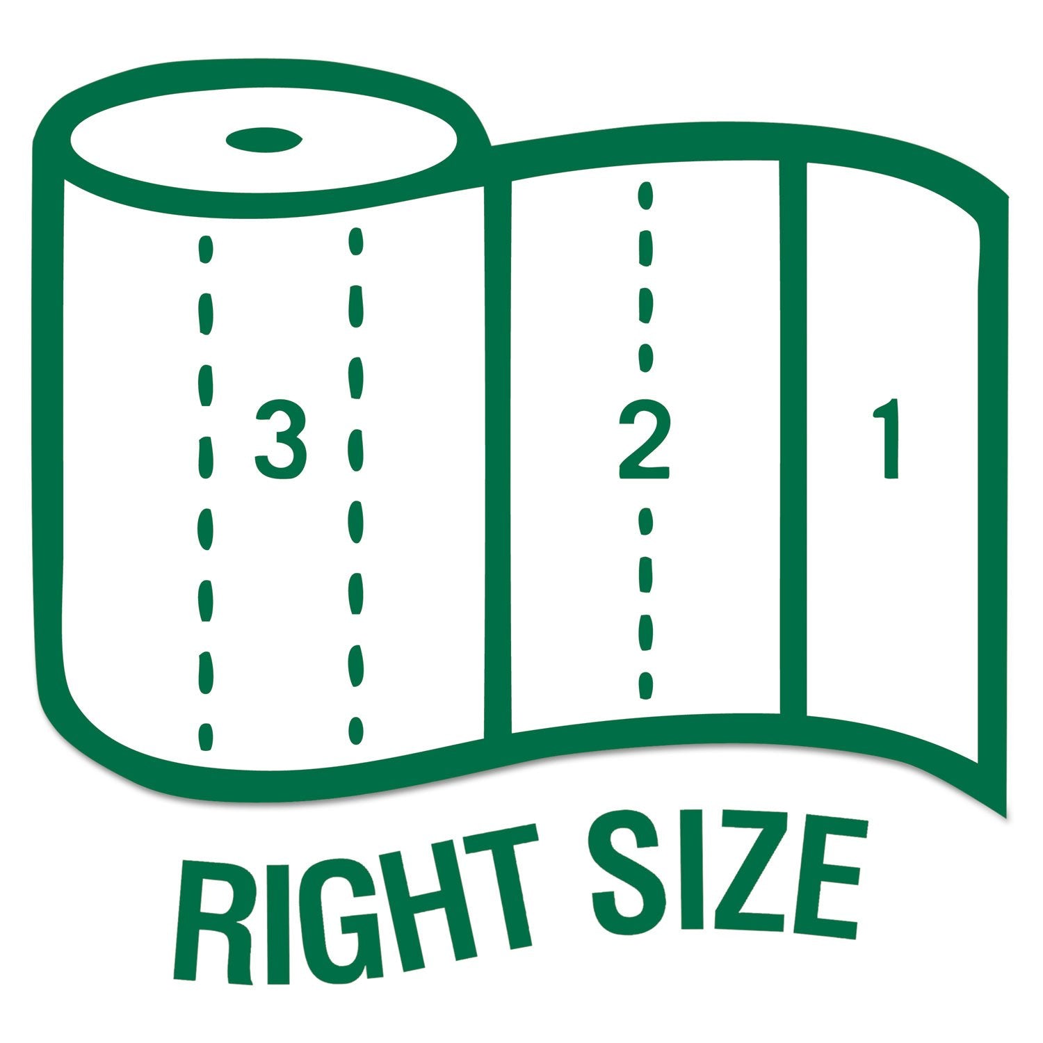 Seventh Generation 13739PK 100% Recycled Paper Towel Rolls, 2-Ply, 156 /RL, 8 RL/PK